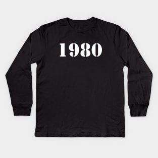 1980 Kids Long Sleeve T-Shirt